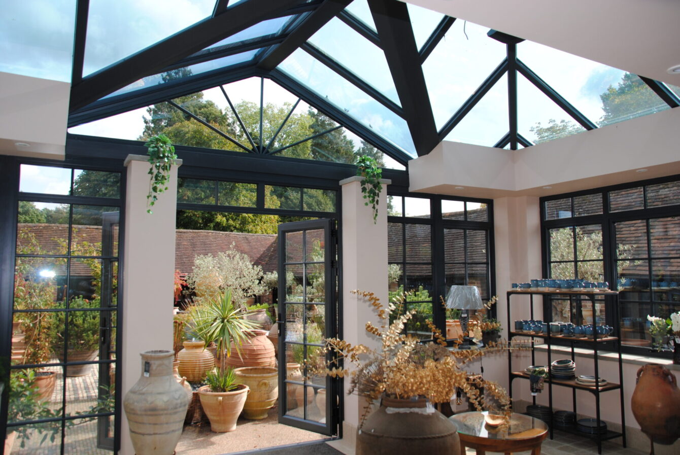Pots and Pithoi conservatory interior