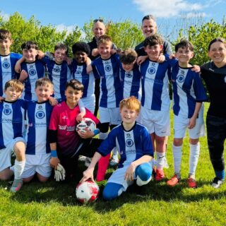 Haywards Heath Town Youth FC under 12s, who have been promoted to division 1 this season